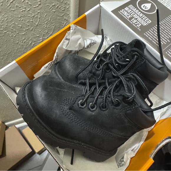 Timberland Other - Timberland Premium 6" Boot Black Timberlands preschool